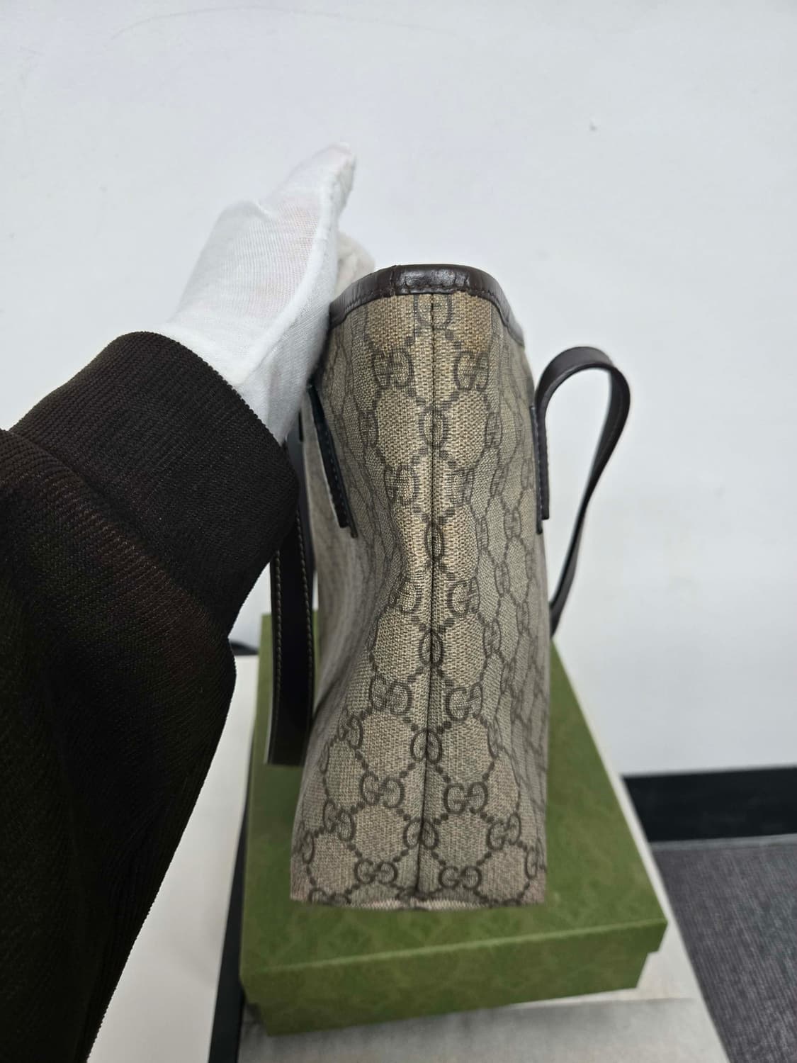 [보증서 정품] 구찌 시그니처 토트백 상품이미지2