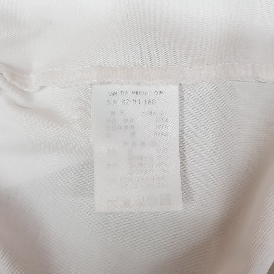 한섬 타임 2025 미니멀 라운드넥 반팔 티셔츠 S사이즈 상품이미지6