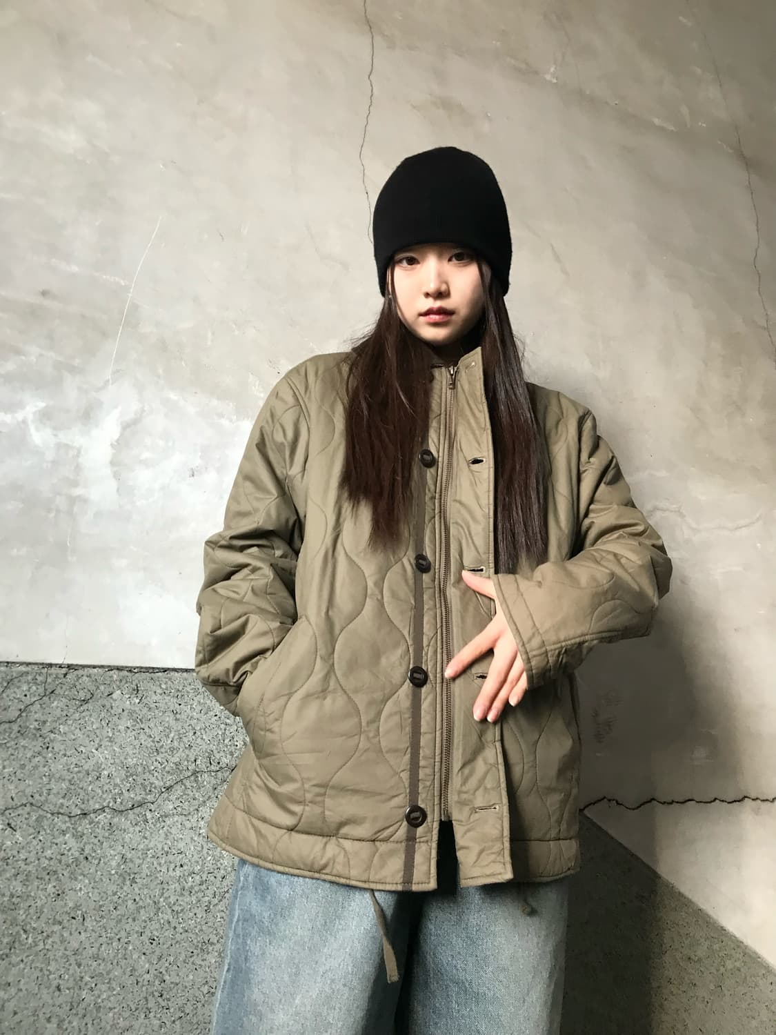 코지 한스푼 카키 재킷  상품이미지2