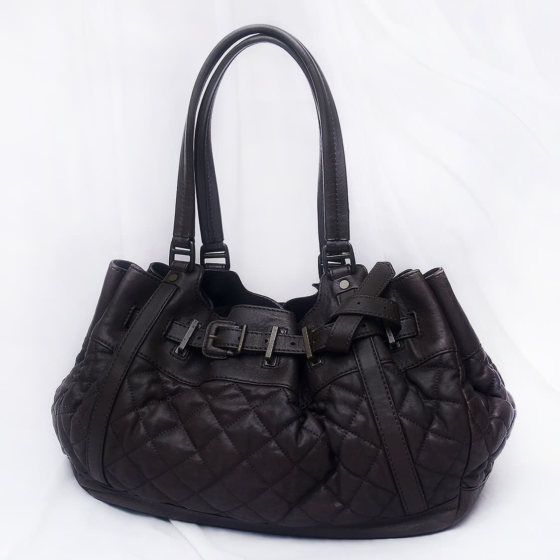 버버리 비튼 퀼팅 램스킨 벨티드 레더 빅호보백 (토트.숄더)ㅠ 상품이미지1