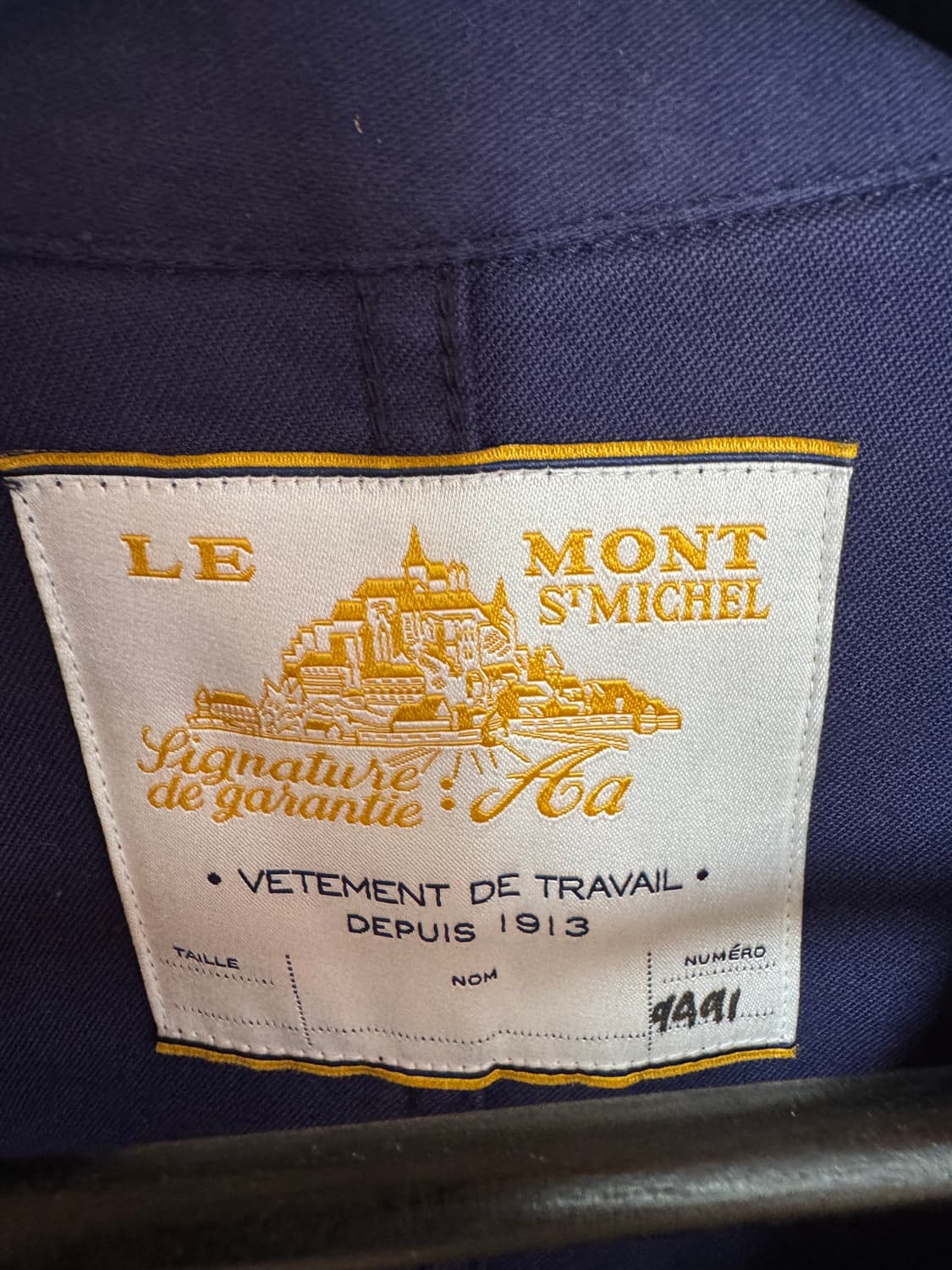 르몽생미셸 워크자켓 코발트블루 50사이즈 상품이미지3