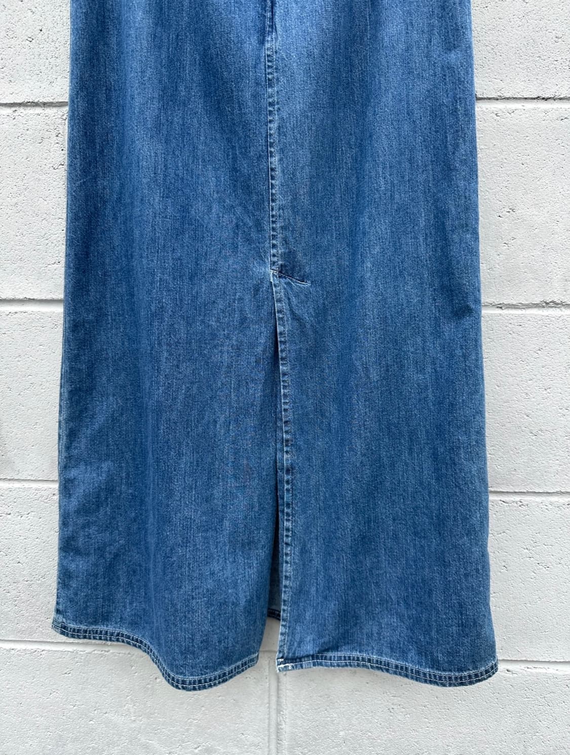 갭 데님 롱 스커트 상품이미지5