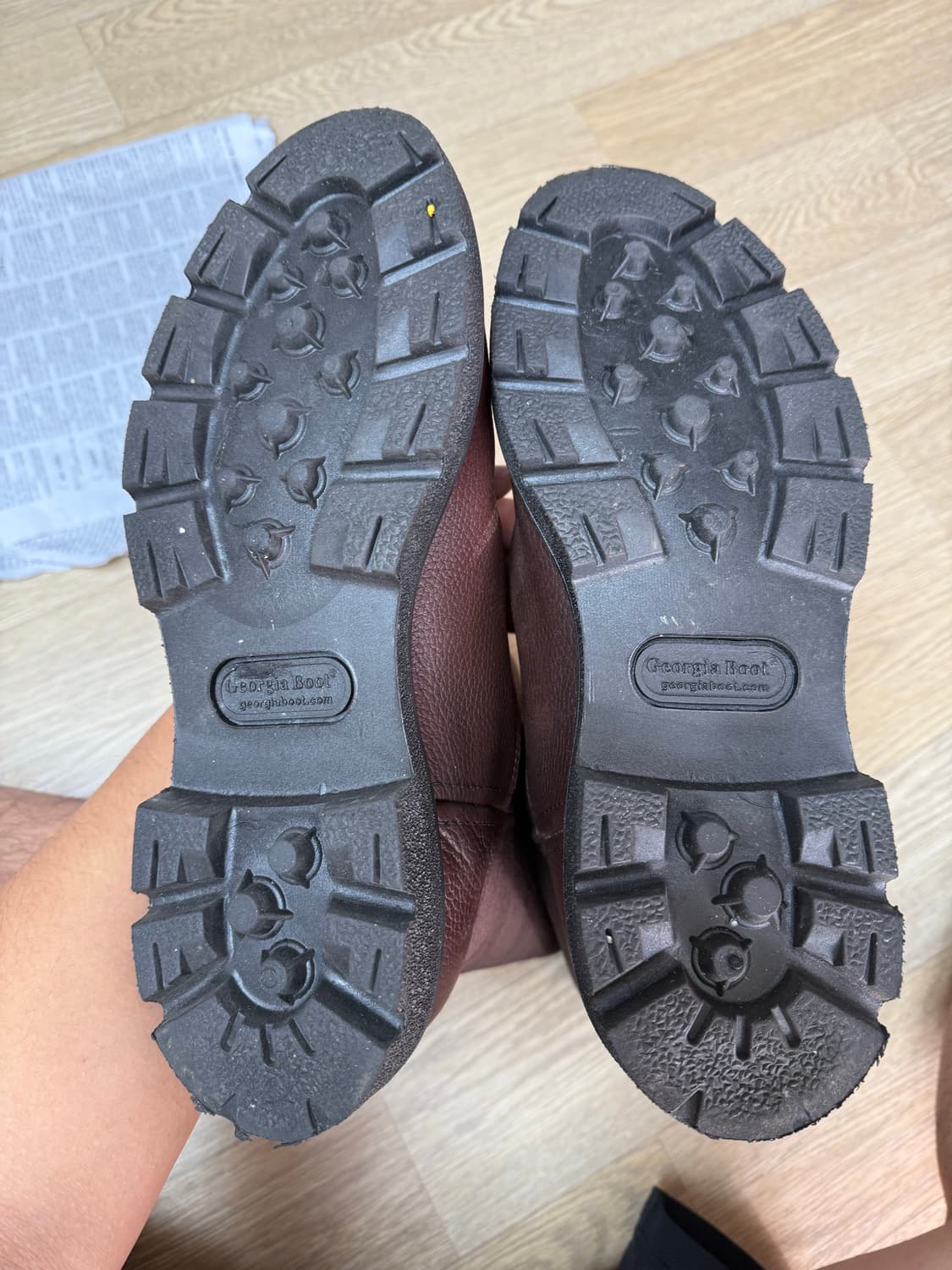 조지아 웰링턴 부츠 us10W 풀박 상품이미지8