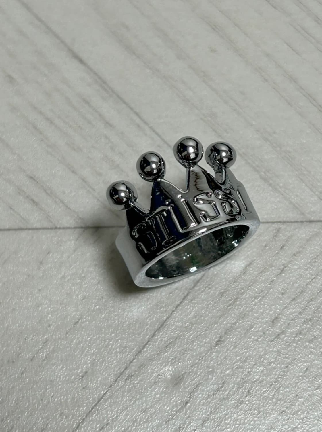 스투시 크라운 링 반지 상품이미지1