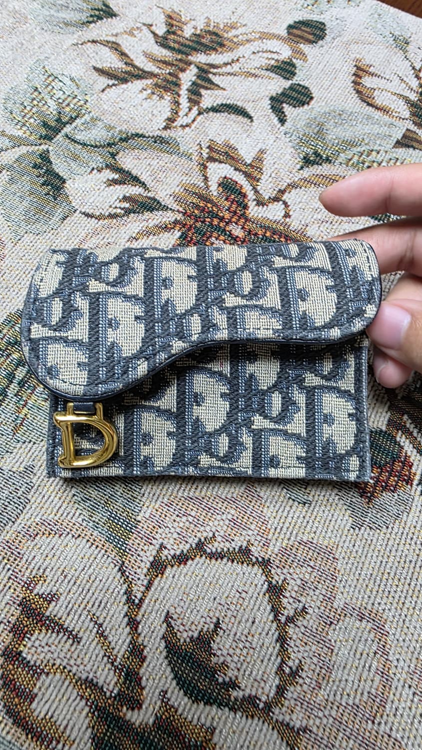 디올 오블리크 새들 카드지갑 상품이미지1