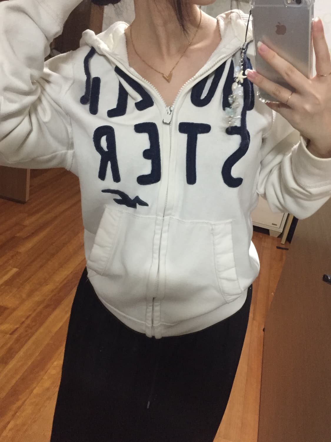 홀리스터 빅로고 후드집업 상품이미지2