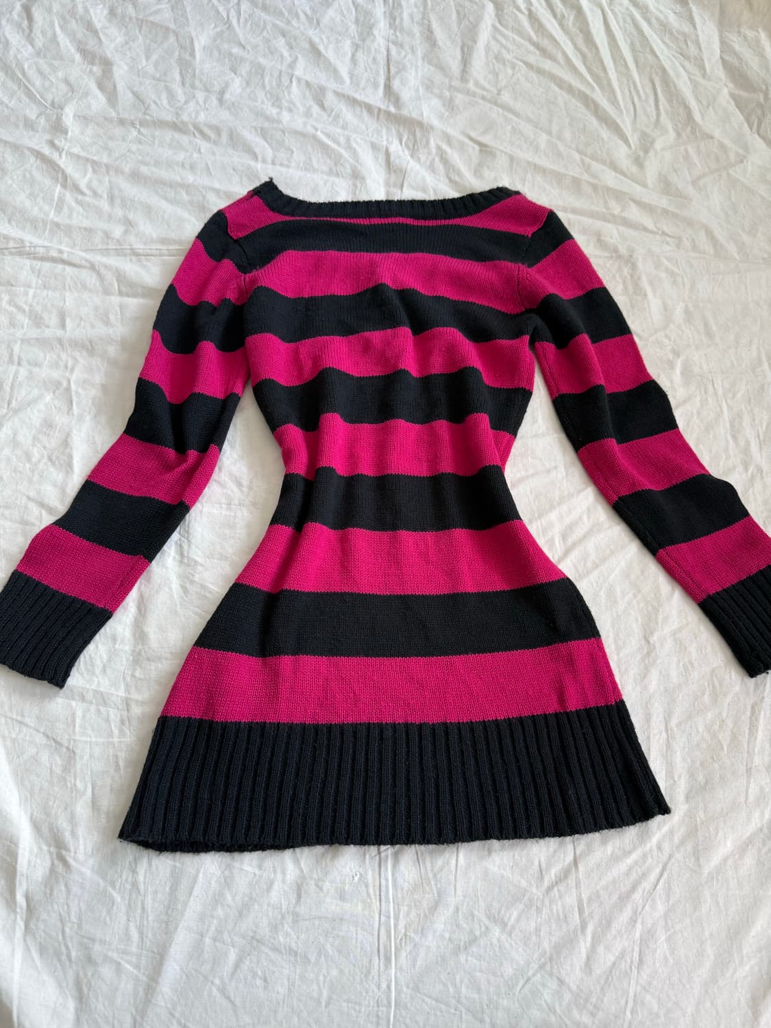 나나 펑크 캐캐체 니트 미니원피스 상품이미지5