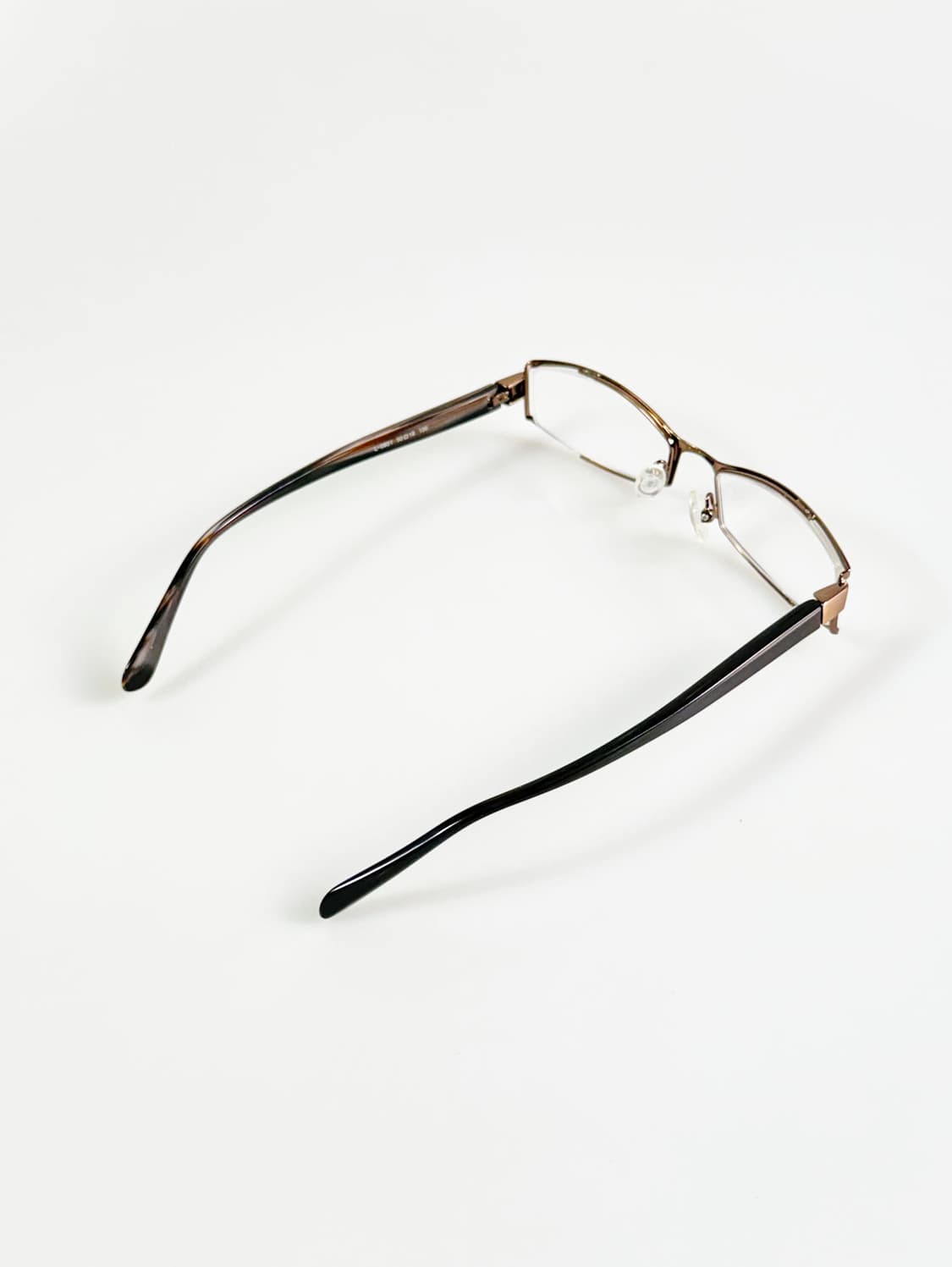 LUXURY EYEWEAR 브론즈 슬림 스퀘어 메탈 빈티지 안경 상품이미지4