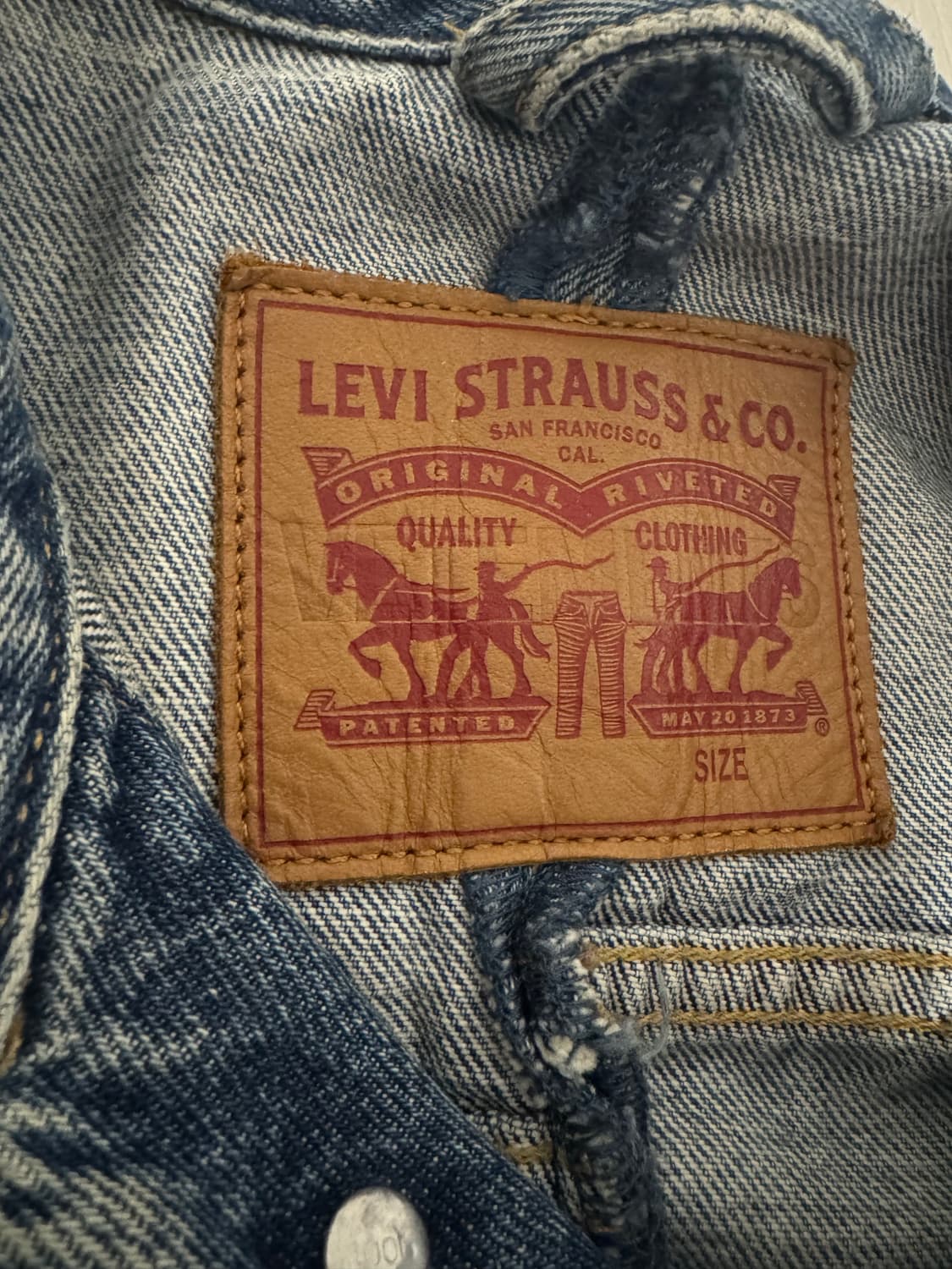 지디 베트멍 X 리바이스 17/SS 리워크 자켓 M 상품이미지8