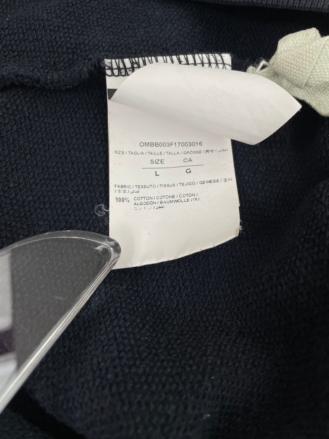 [L] 오프화이트 카라바조 프린팅 에로우 후드 오버핏 상품이미지7