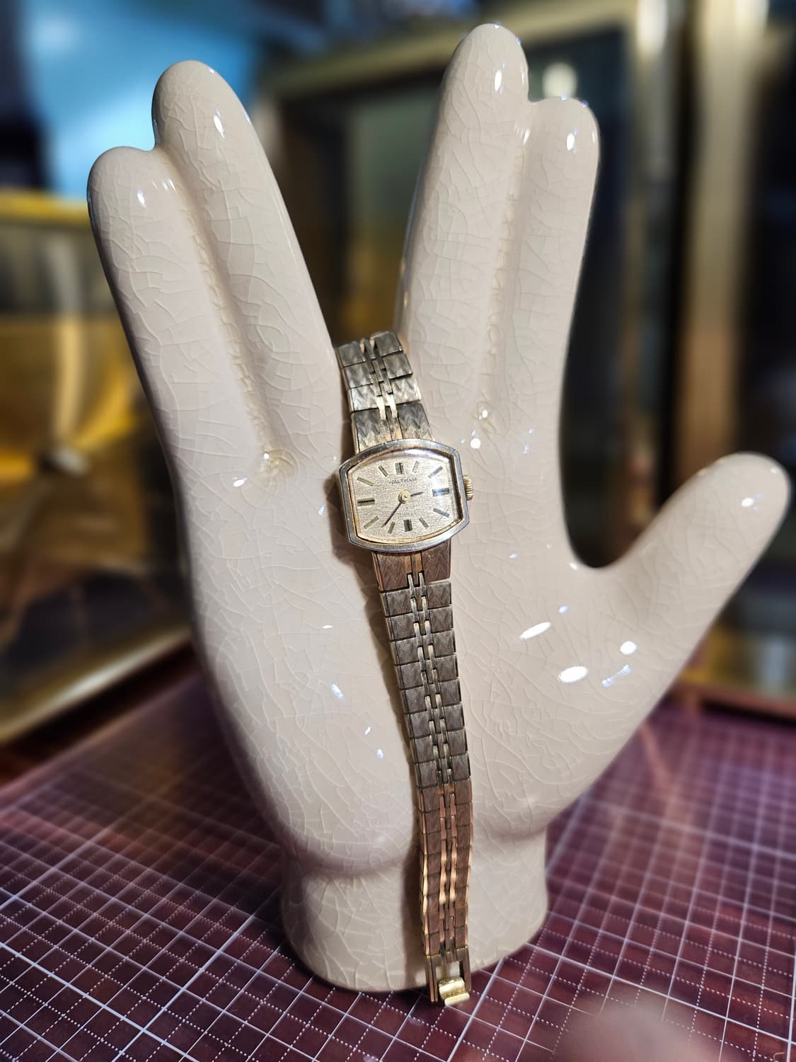 월썸 빈티지 금장 핸드와인딩(수동) 여성시계 상품이미지1