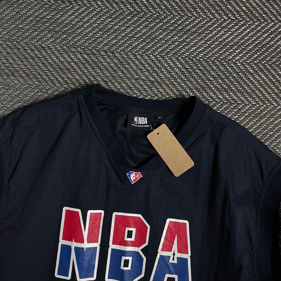 NBA 빅로고 나일론 우븐 웜업 베스트o 4877 상품이미지3