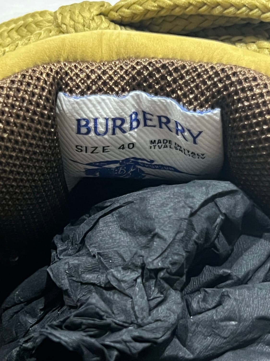 [새제품][40] 버버리 누벅 트랙부츠 상품이미지5