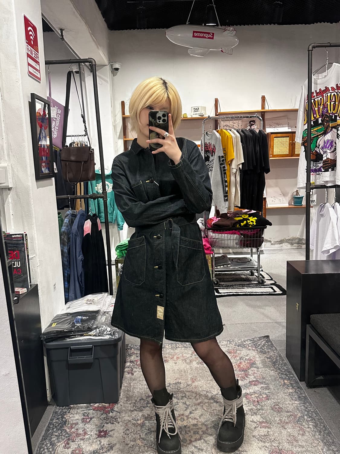 KAPITAL Denim Shop Coat 상품이미지3