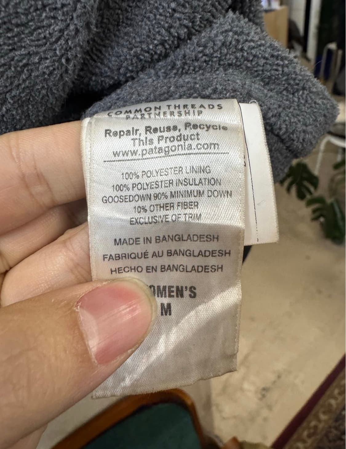 파타고니아 쉘드 신칠라 블랙 L 상품이미지3