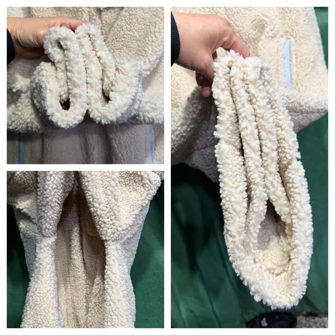 아디다스 코지 쉐르파 롱플리스 코트 S/90 상품이미지7