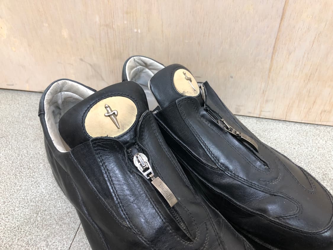 [직수입] RARE 빈티지 레더 슈즈 블랙 245-250 상품이미지5