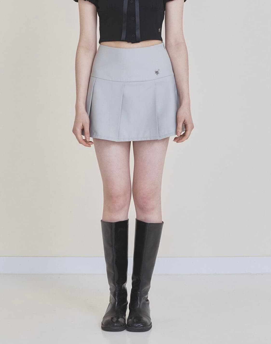 낫유어로즈 Celina skirt grey 상품이미지1