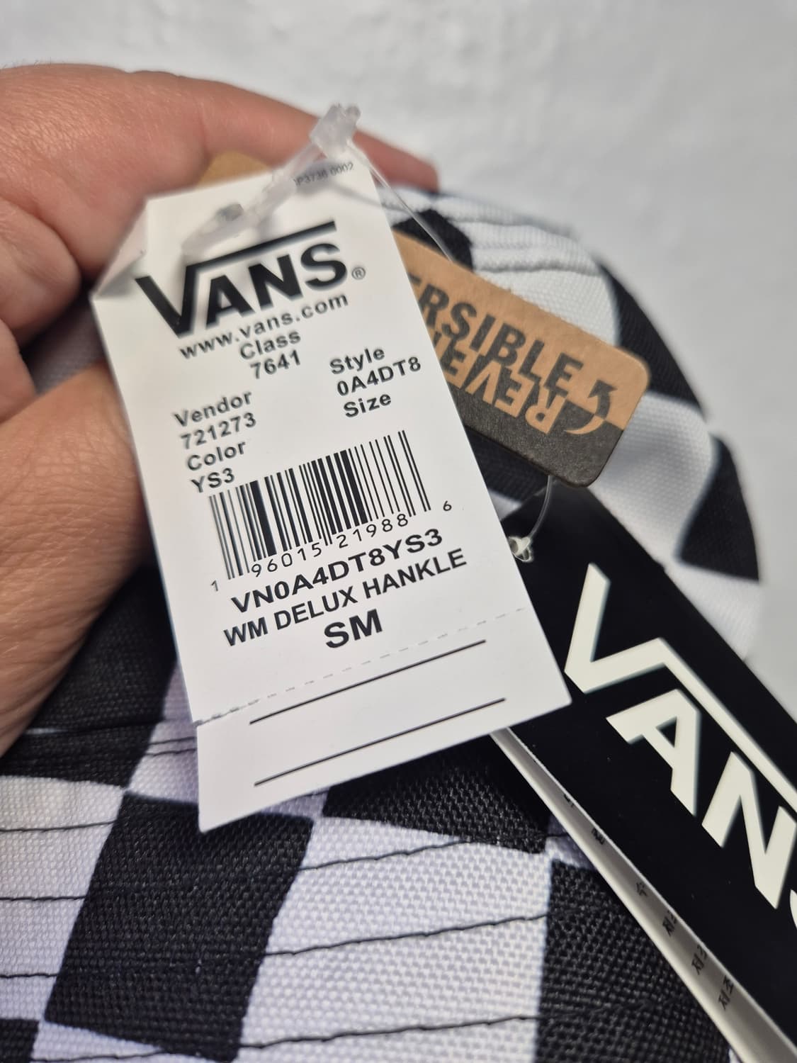 *무료배송* 반스 체커보드 버킷햇 S사이즈  (새상품) 상품이미지5