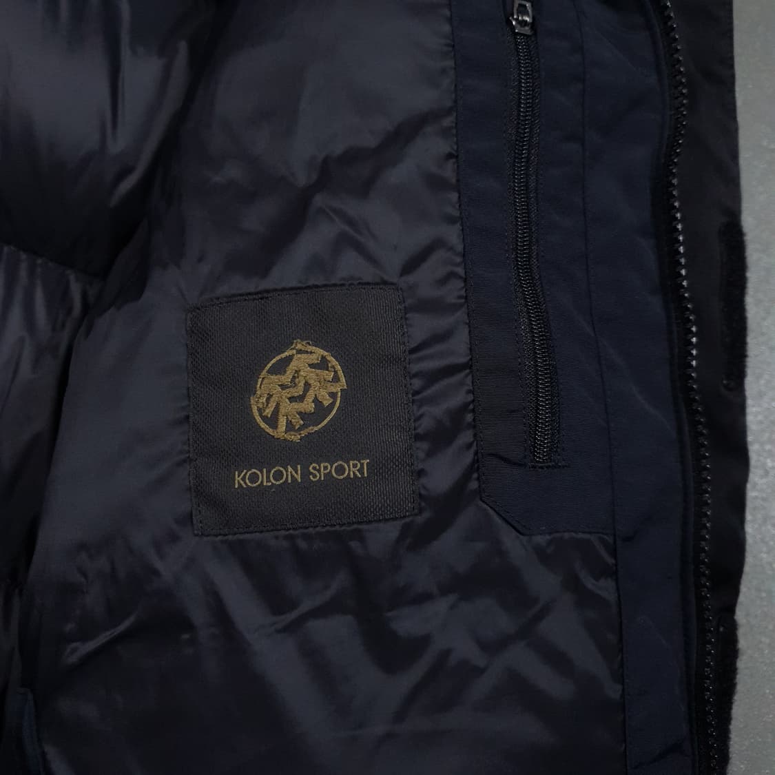 실측 L (100) 코오롱스포츠 포켓 라쿤퍼 스마터 덕다운 패딩 점퍼 상품이미지7