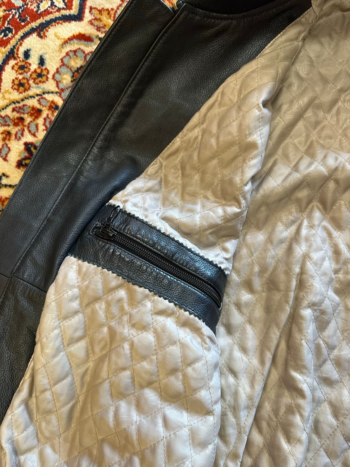 할리데이비슨 "Powertrain Operations" 레더자켓 - XL 상품이미지7