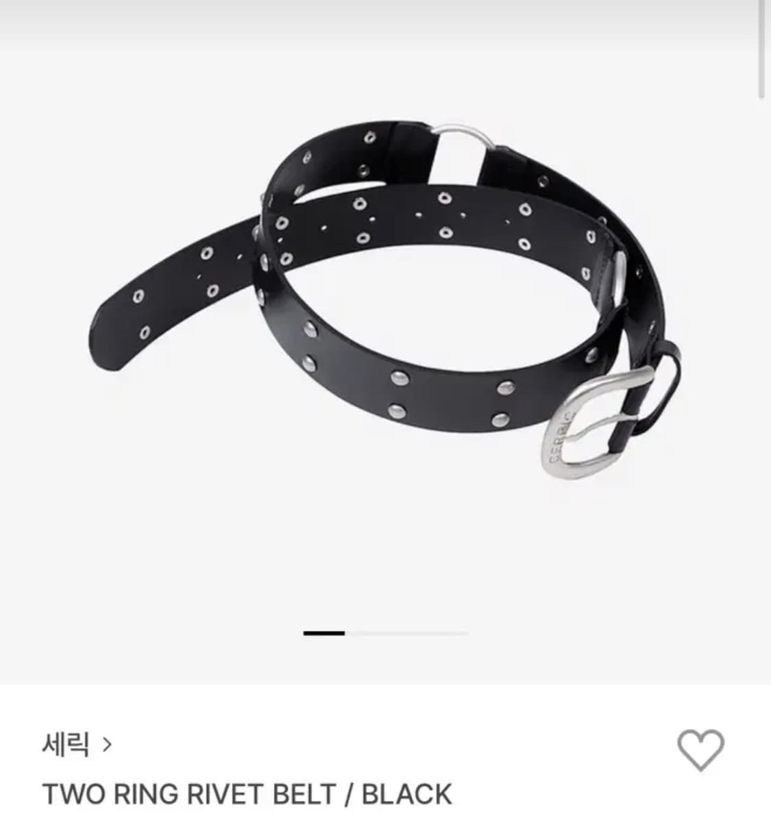 세릭 투링 벨트 / 블랙 상품이미지1