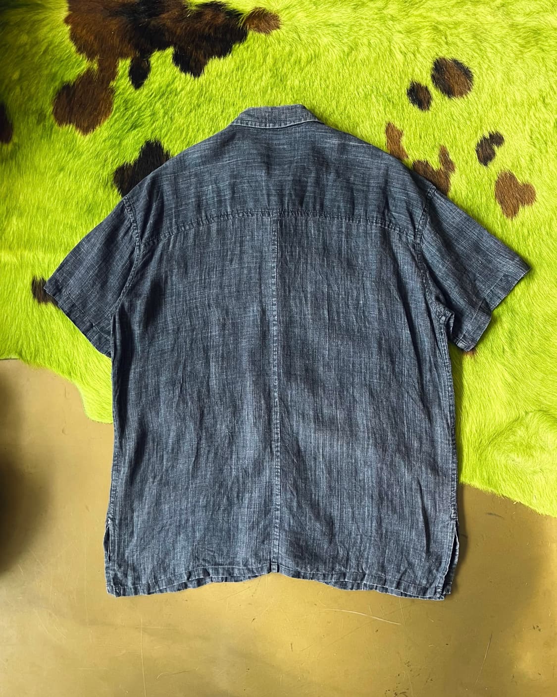 80-90s Issey Miyake HAI 1/2 Denim Shirt 상품이미지8