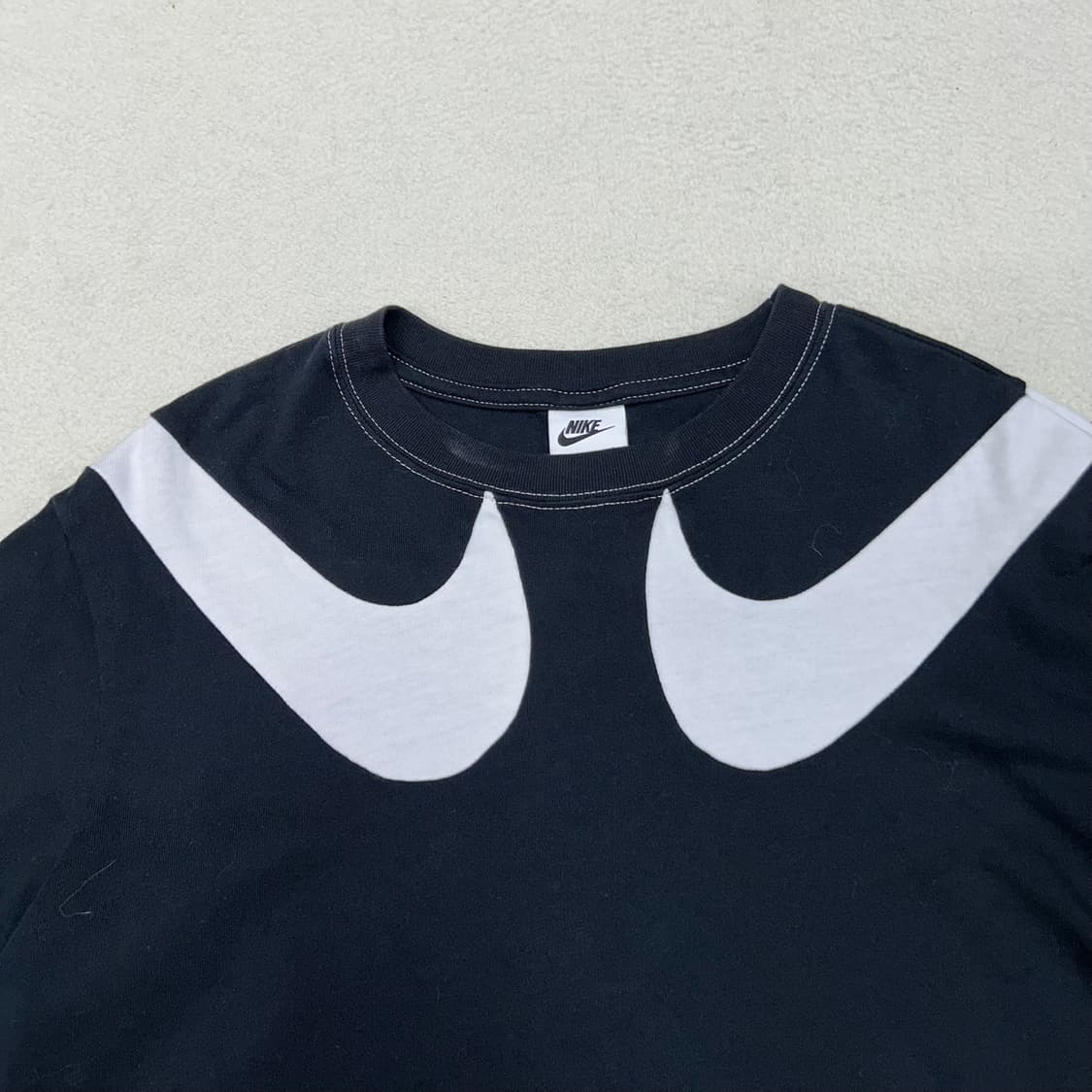 Nike double logo point crop T-shirts 상품이미지5