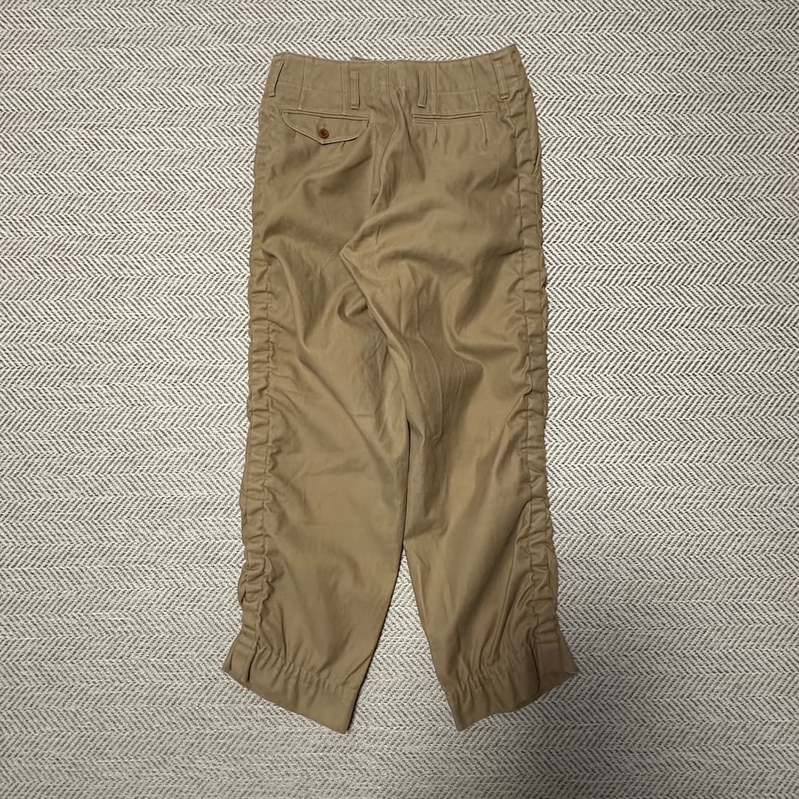KOLOR BEACON puckering pants beige 상품이미지2