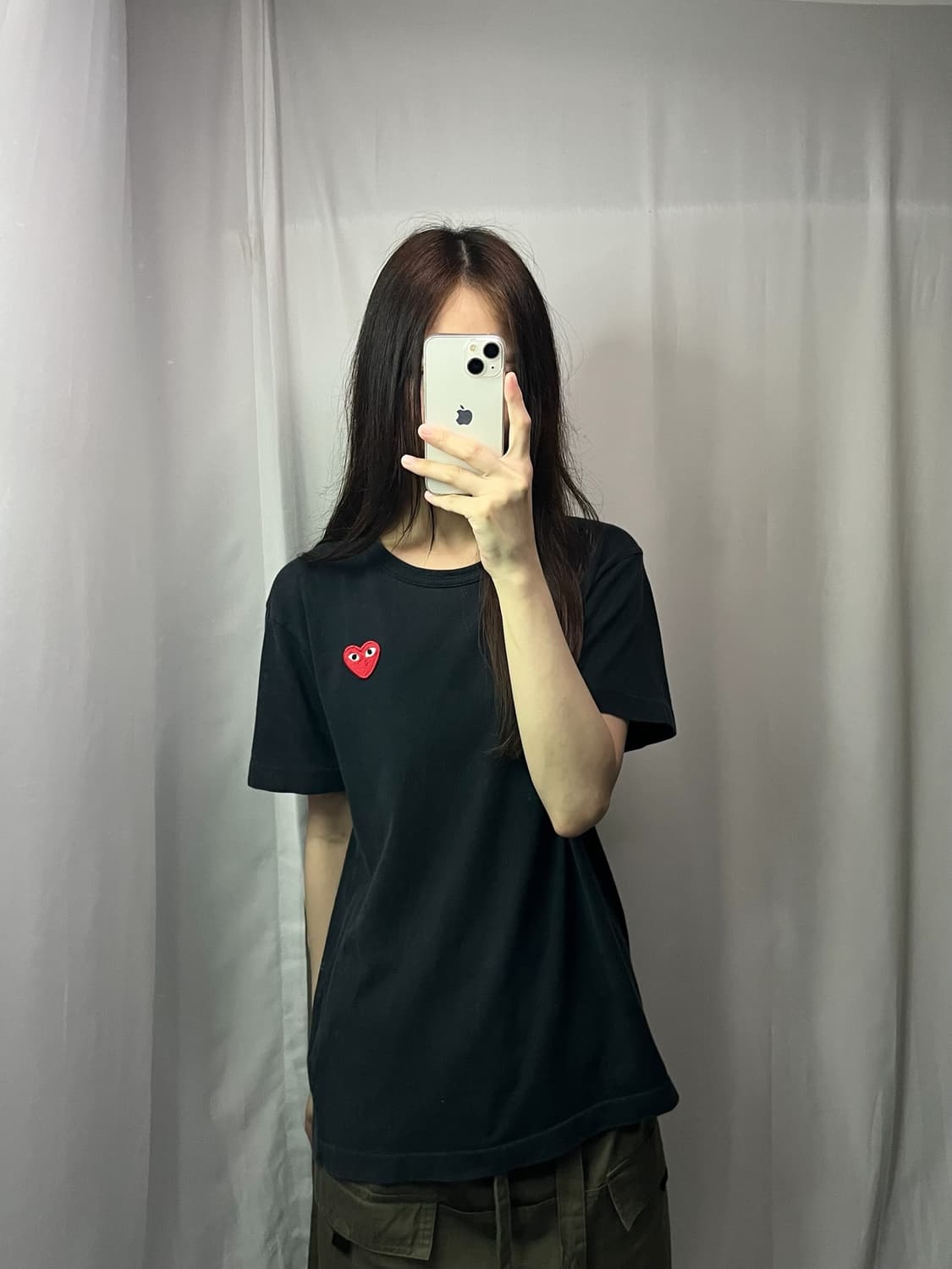 꼼데가르송 반팔티 M #csz373 상품이미지1