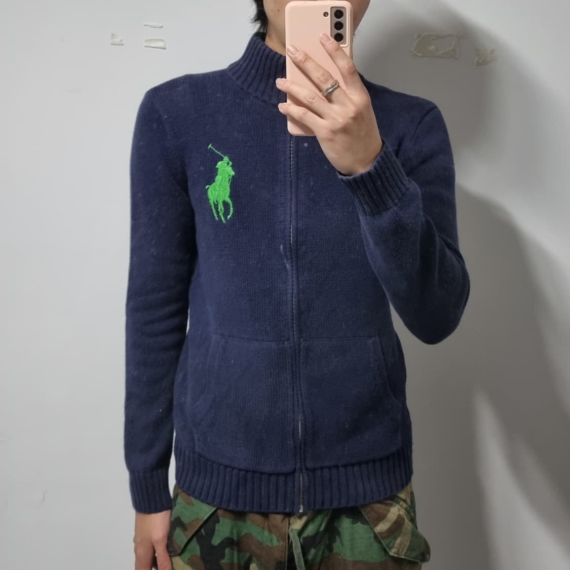 폴로 빅포니 니트집업 상품이미지3