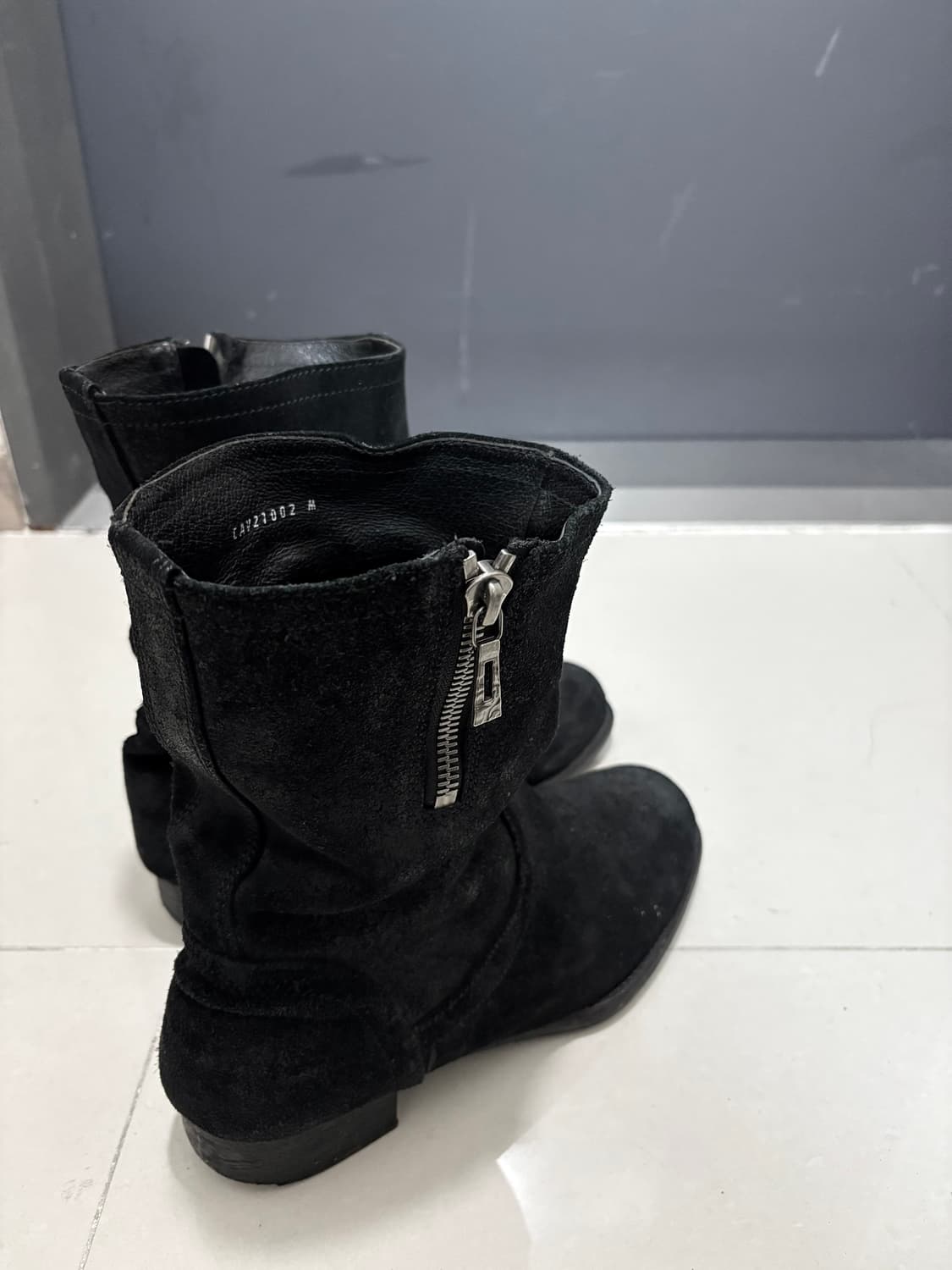 일본빈티지 레더 가죽 부츠/kmrii/14th addiction/vkei 상품이미지4