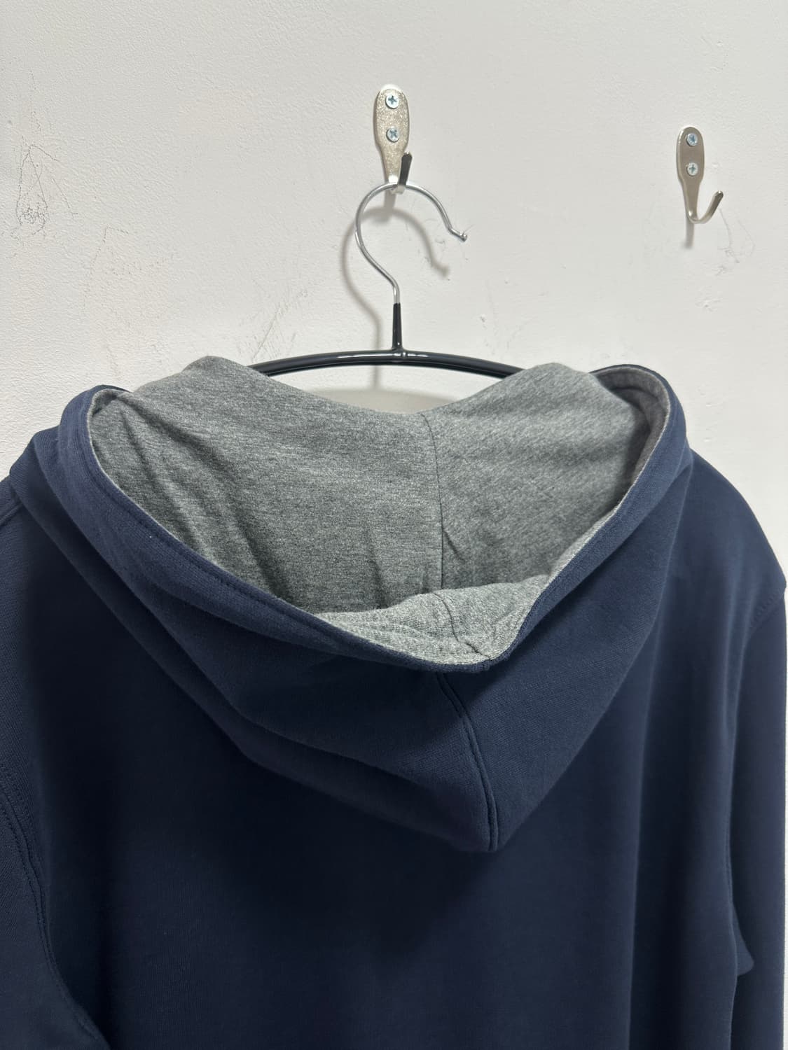 Timberland logo navy hood zip up 상품이미지5