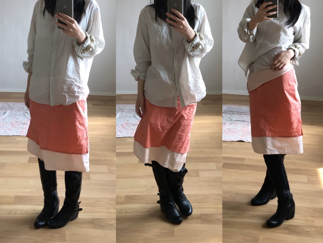 [직수입] 빈티지 kookai 스커트와 티셔츠 세트 상품이미지6