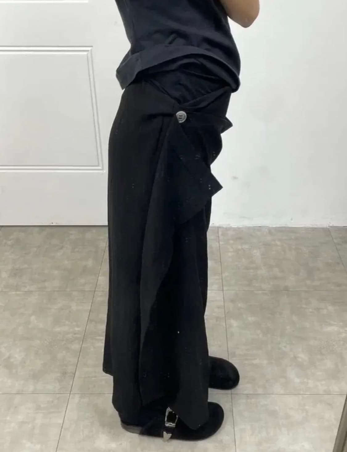 꼼데가르송 드레이프 스커트 상품이미지1