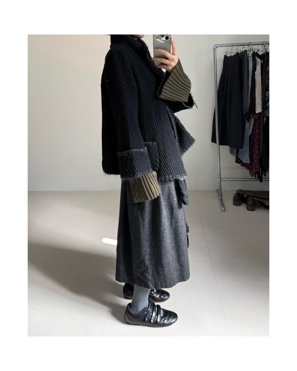 Hiroko koshino 울 자켓 상품이미지2