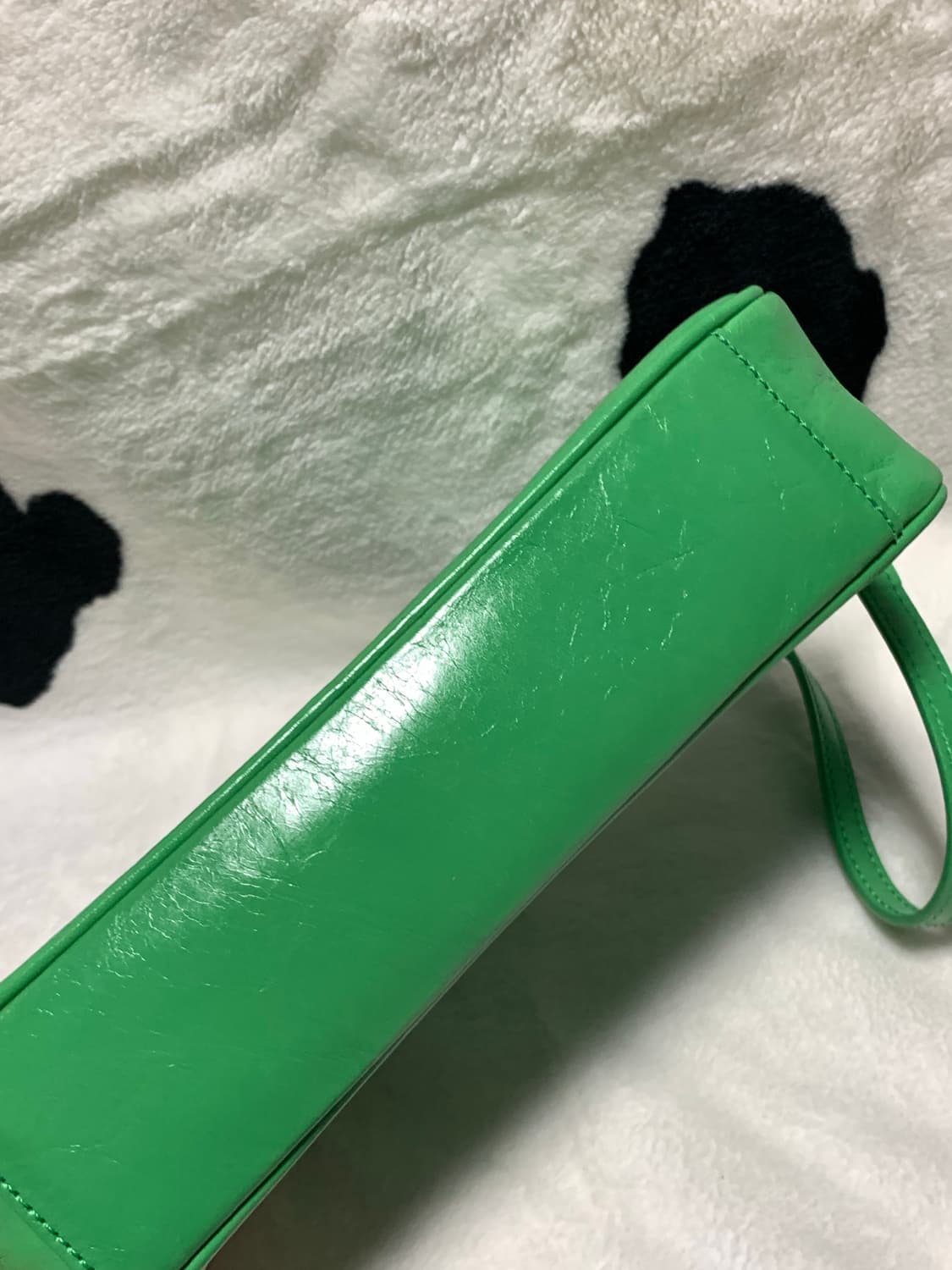 마지셔우드 지퍼스몰 숄더백 그린 상품이미지3