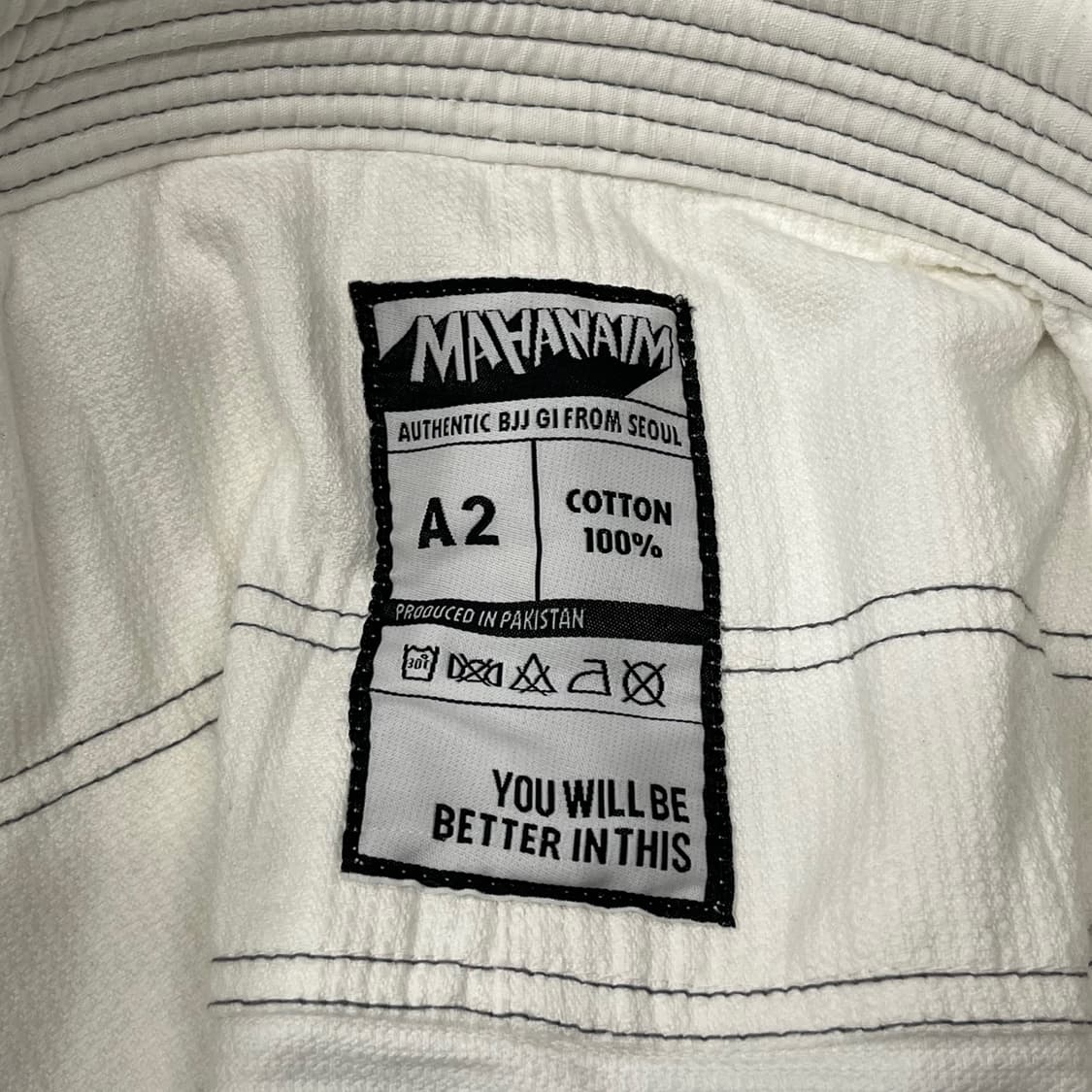 [정품] 마야나임 MAYANAIM 유도복 A2 화이트 b15 상품이미지5