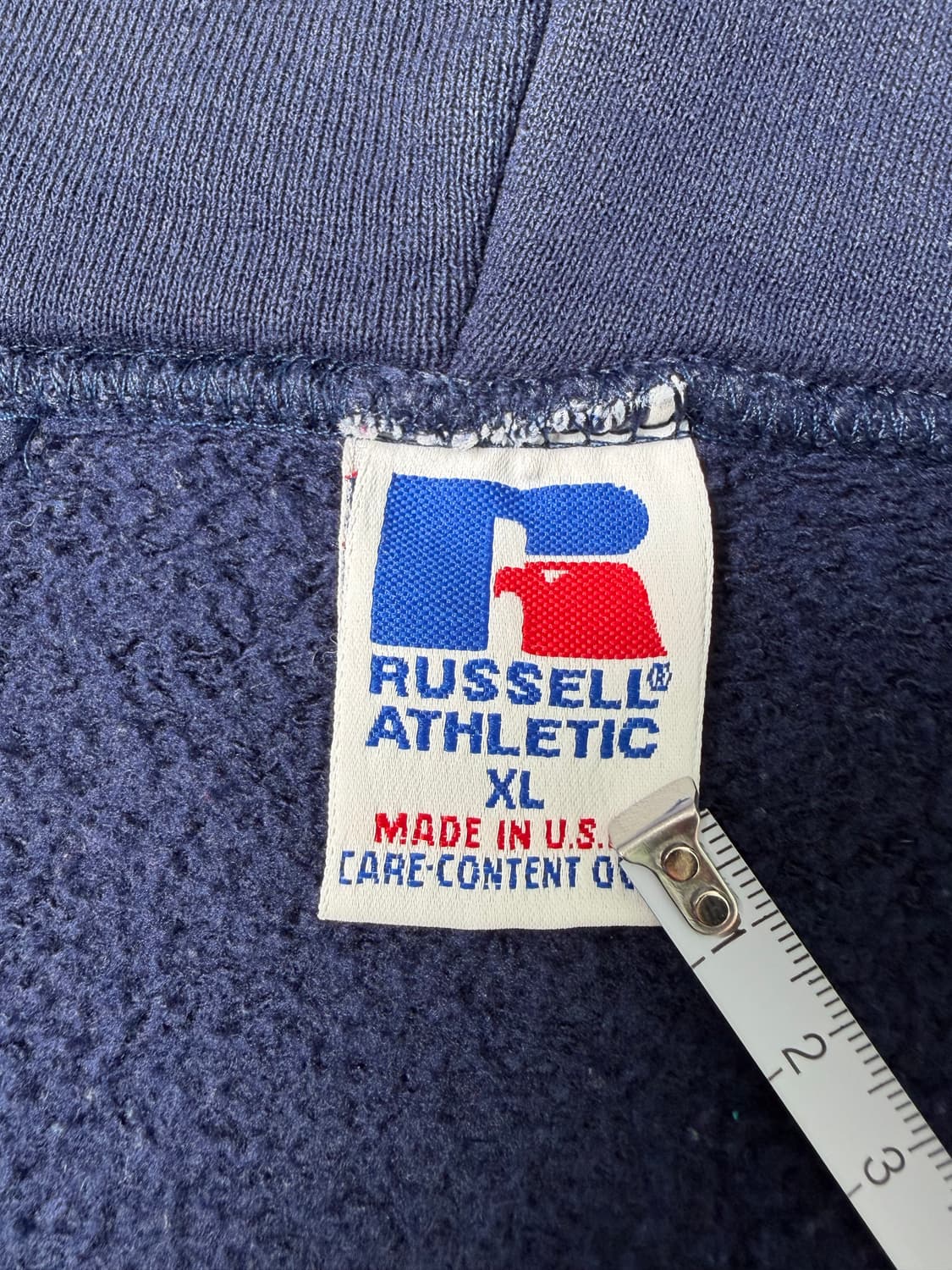 90s Russell Zip Up Hoodie (navy) 상품이미지3