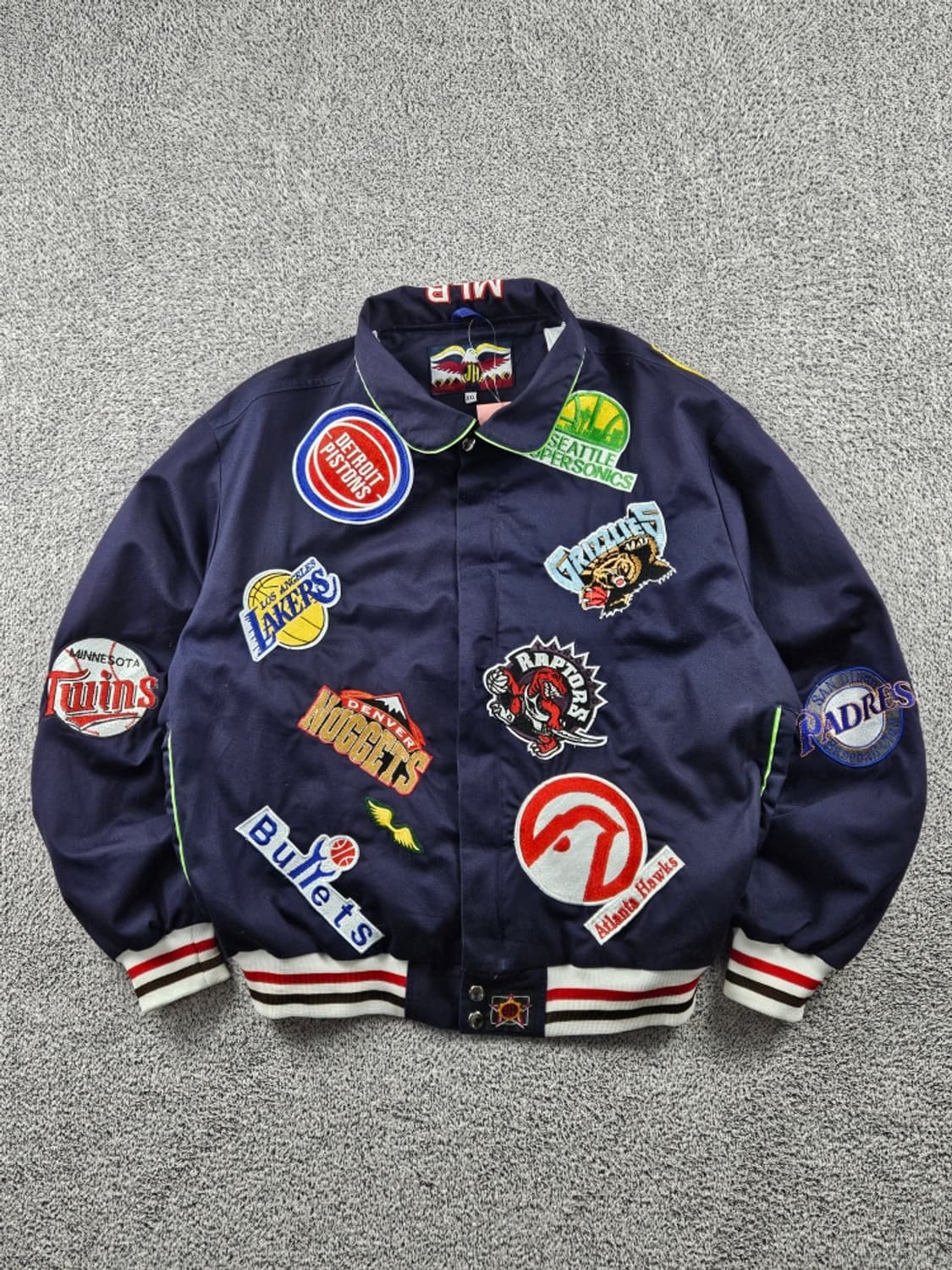 JH 리메이크 MLB 올팀 패치 로고 자켓 ( 2XL ) / 11199  상품이미지1