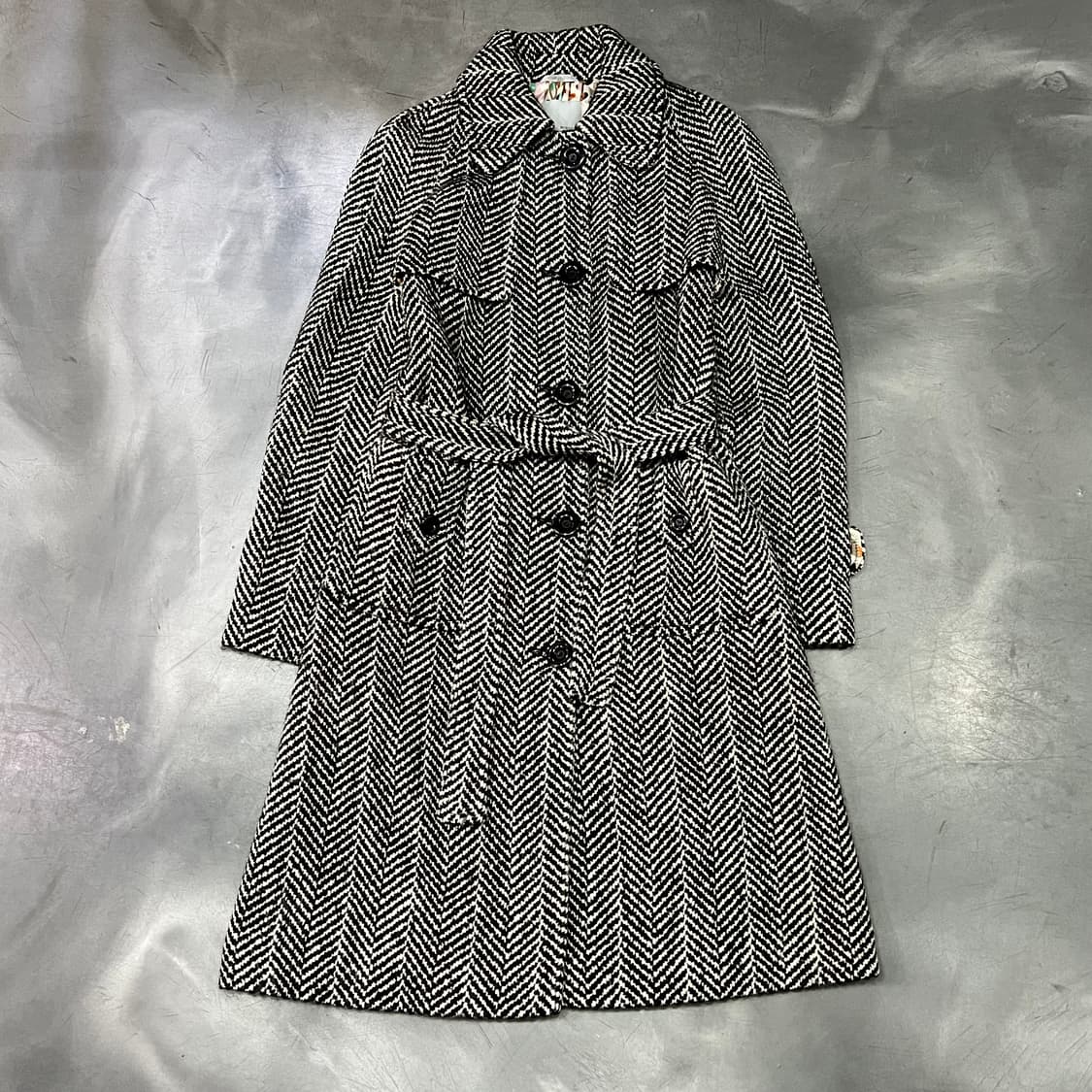  미쏘니 헤링본 울 맥코트 y14515 상품이미지1