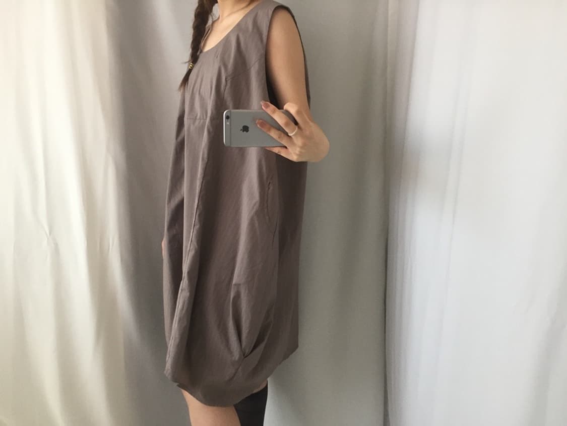 707. mocha button dress 상품이미지6