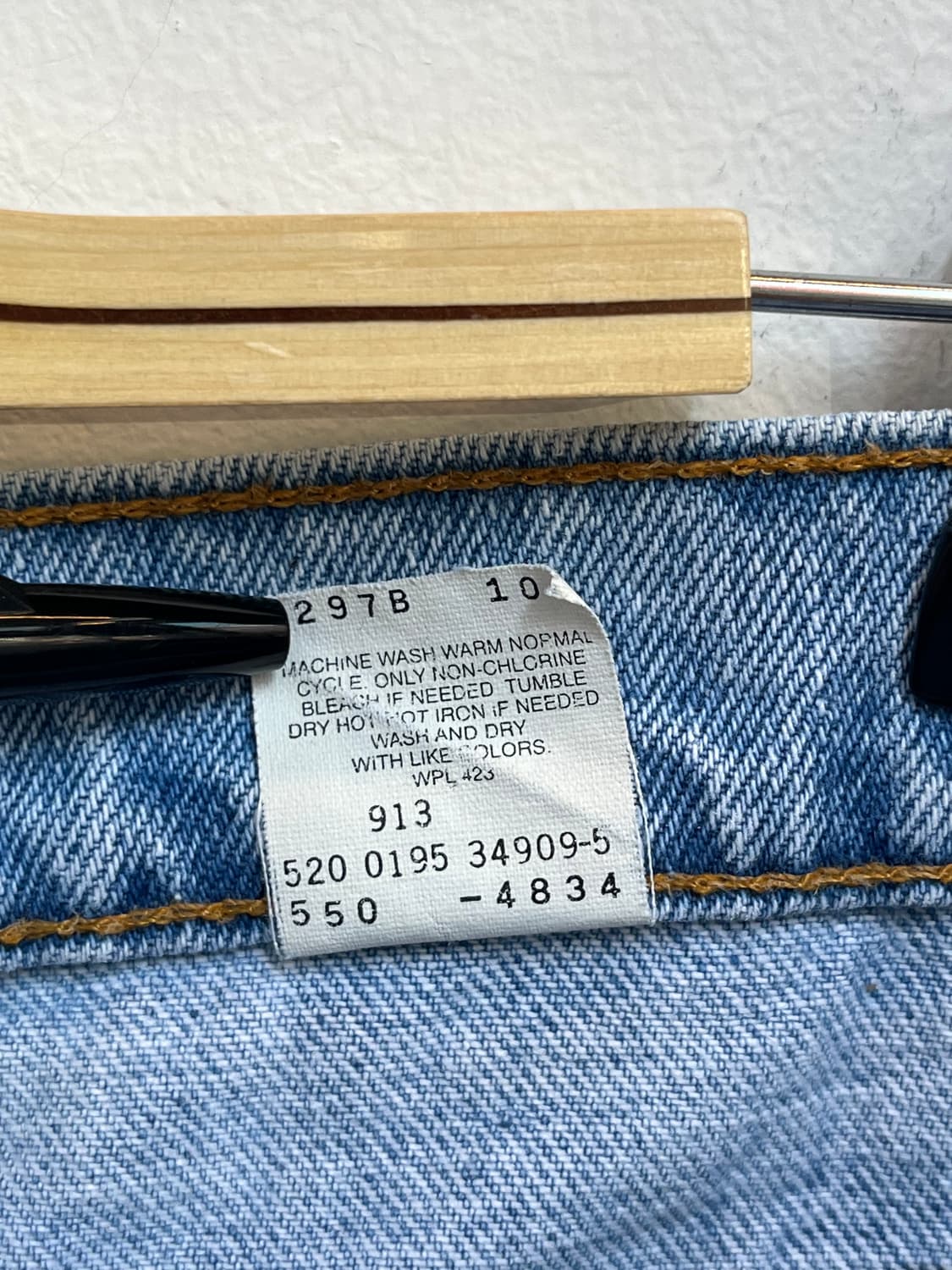 Levis 550 리바이스 릴랙스드 테이퍼드 데님 진 36x32 상품이미지7