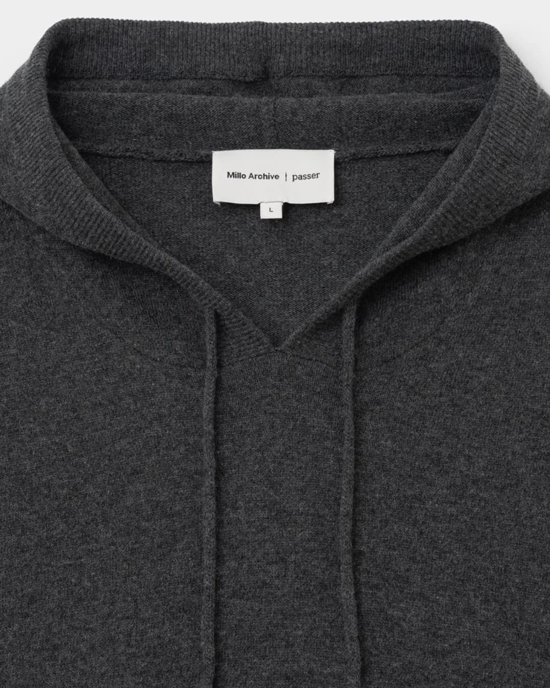 [새상품] 밀로아카이브 x 파세르 니트 후드 상품이미지2