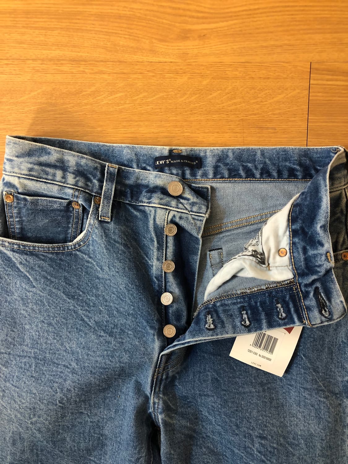 리바이스 메이드 앤 크래프트 501 데님 팬츠 상품이미지4