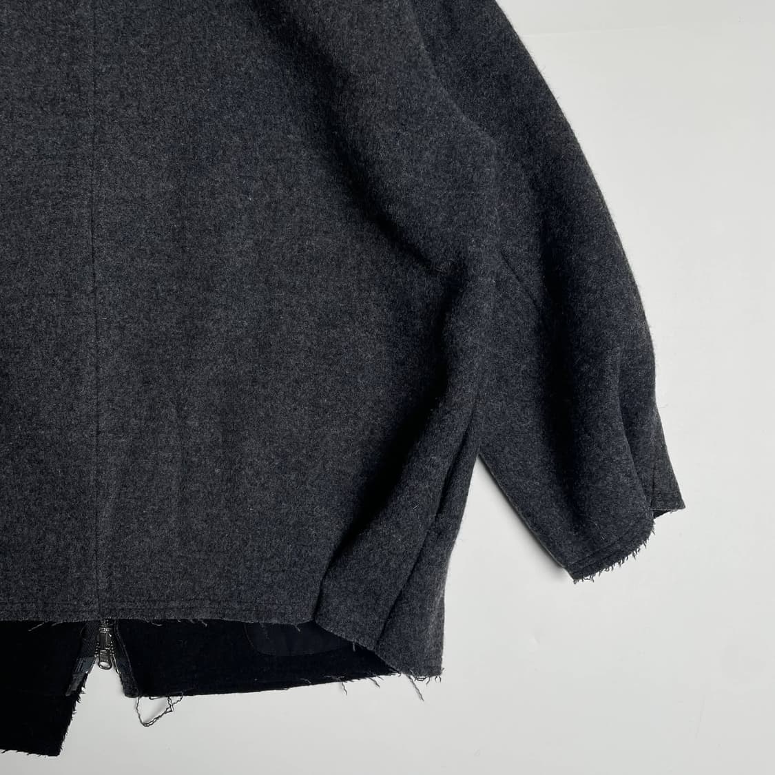 Zucca 3 곂 랩 스타일 울 블렌드 자켓 상품이미지8