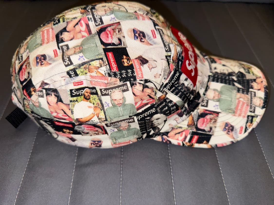 슈프림 매거진 캠프캡 상품이미지2
