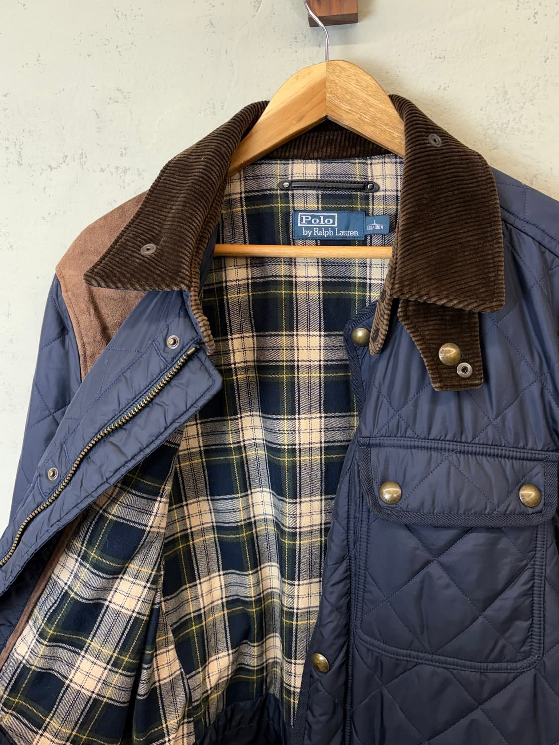 폴로랄프로렌 캠튼 퀼팅자켓 네이비 상품이미지2