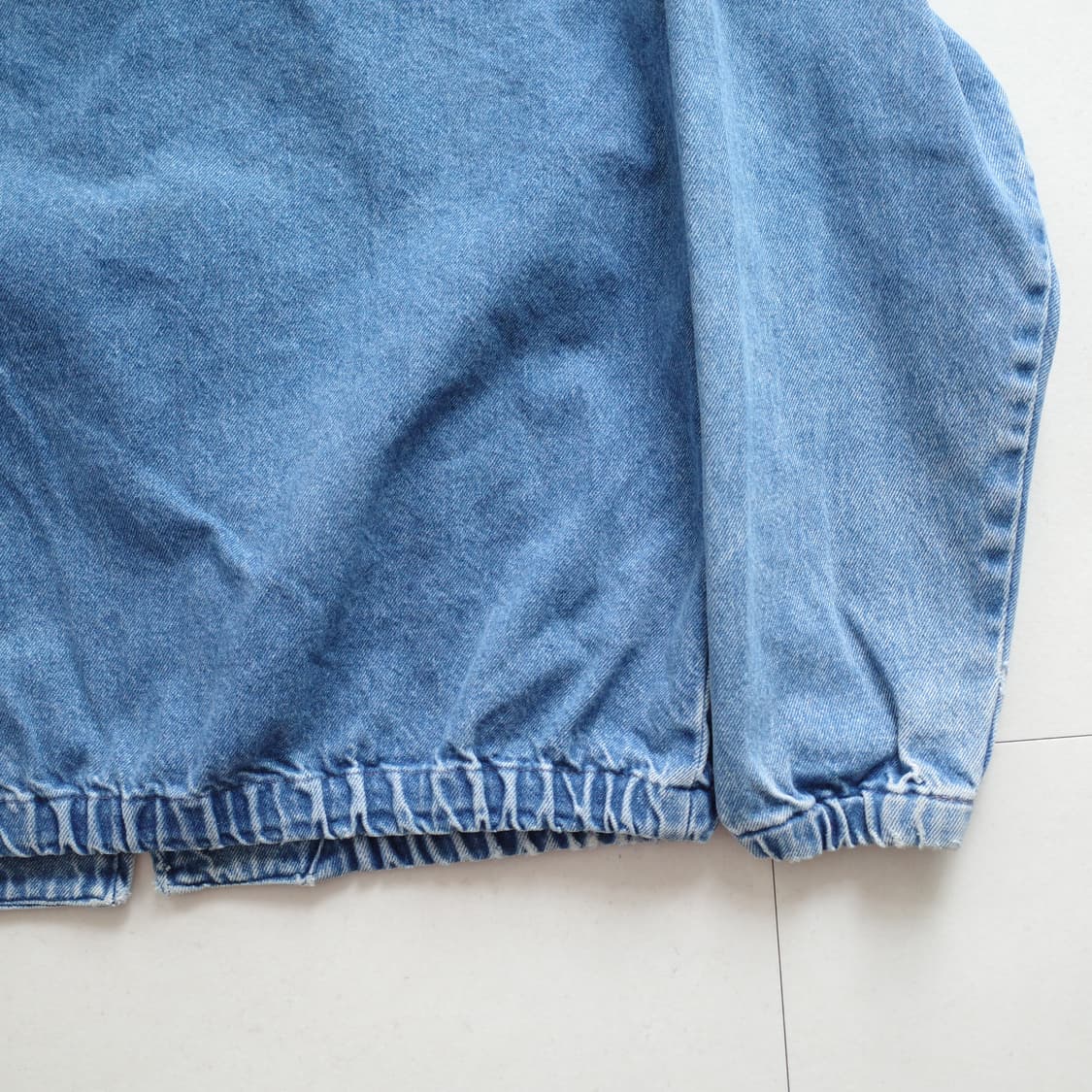 90s 초크라인 MADE in USA 오하이오 데님 블루종 베이포트 자켓 상품이미지9