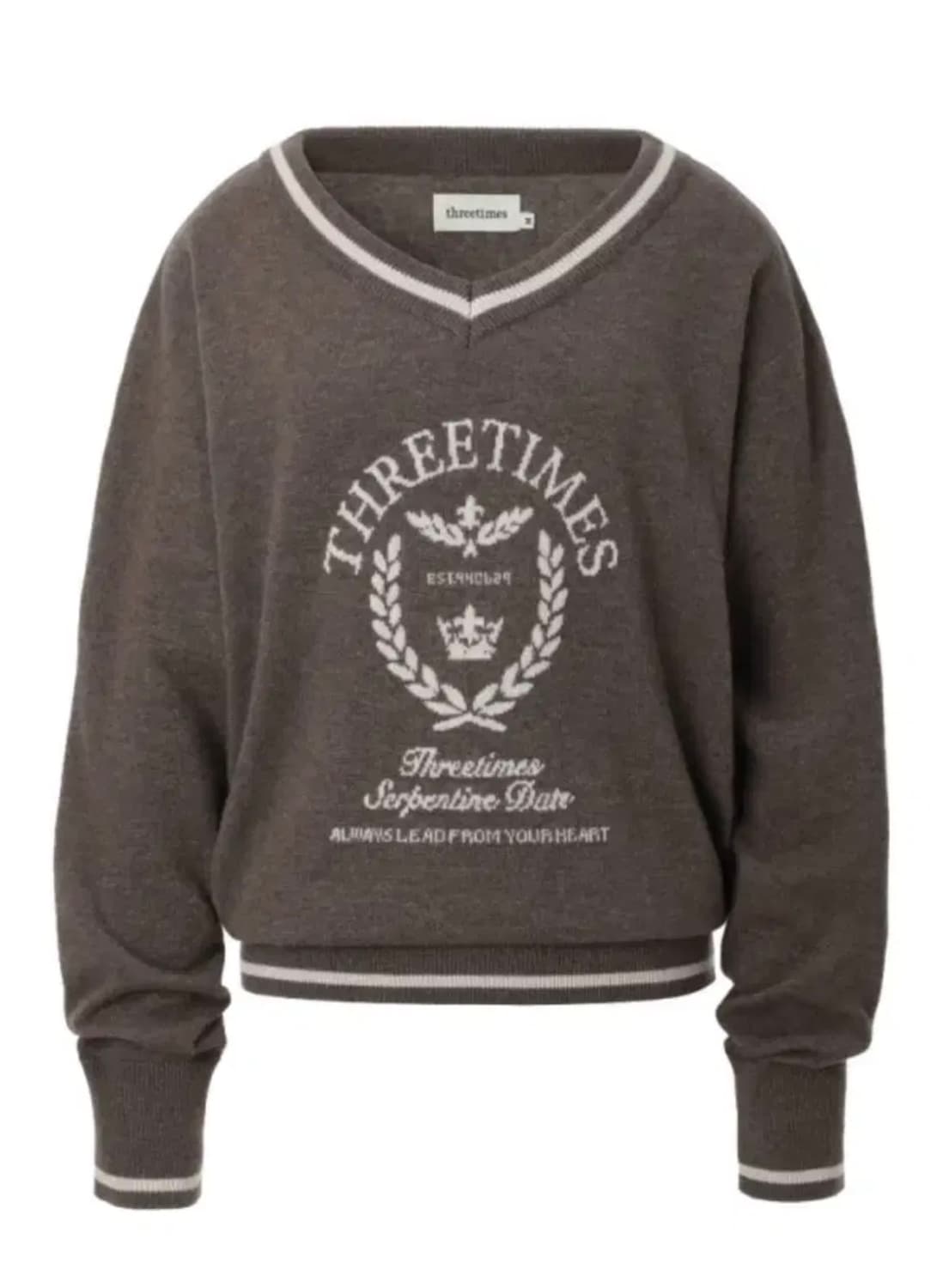 쓰리타임즈 isabel 니트 스커트 헤어밴드 세트 상품이미지1